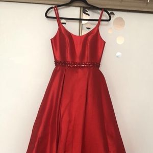 Maddison James Red Prom Dress